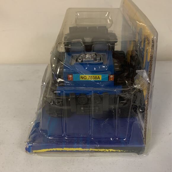 Monster Truck Blue Jeep With Forward Push Motion - Picture 3 of 5